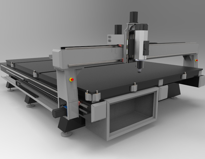 دستگاه نیمه صنعتی Cnc روتر 210*170