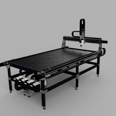 دستگاه نیمه صنعتی Cnc لیزر، فرز، کاتر 210*120